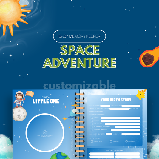 The Baby Memory Keeper: Space Adventure Theme Kit