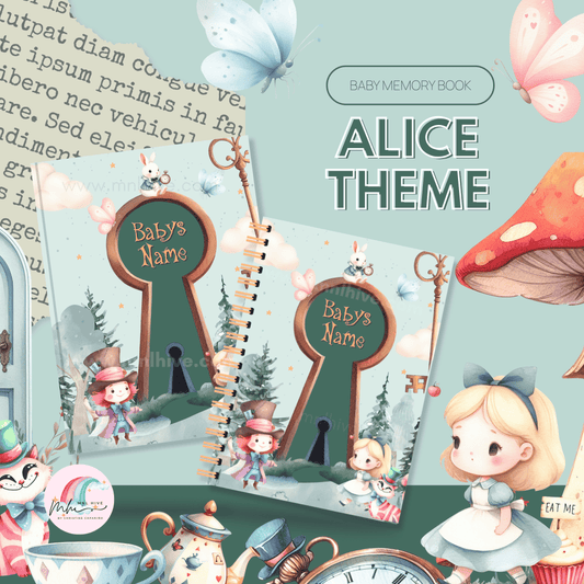 Baby Memory Book – Alice in Wonderland