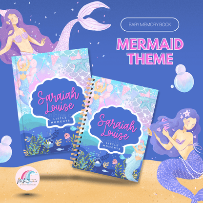 Baby Memory Book – Mermaid Theme