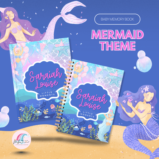Baby Memory Book – Mermaid Theme