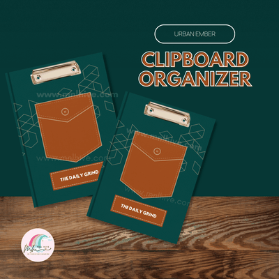Customizable Productivity Clipboard Organizer - Urban Ember