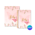 Baby Memory Keeper in Butterfly Garden Theme Canva Template